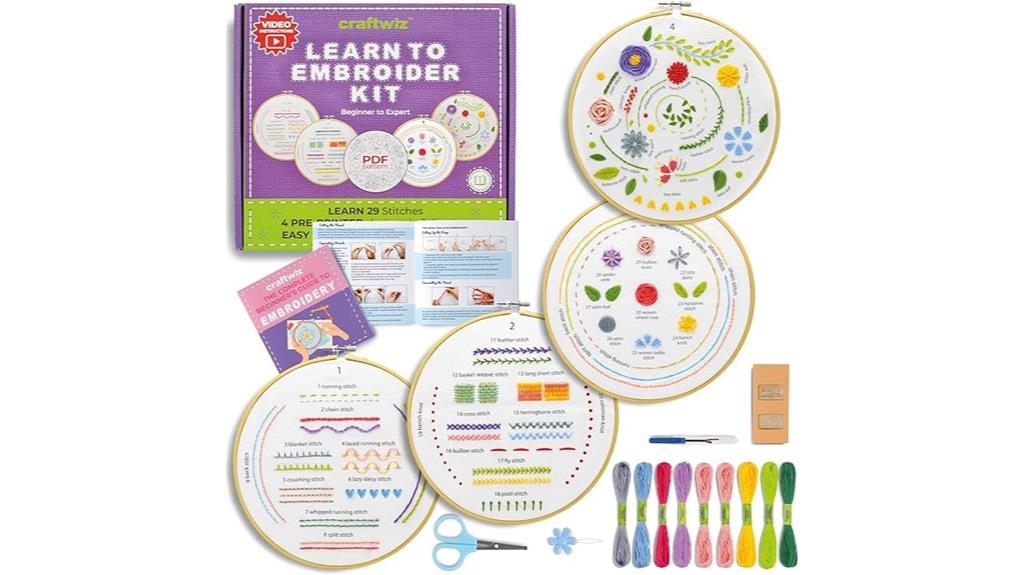 beginner to expert embroidery kit