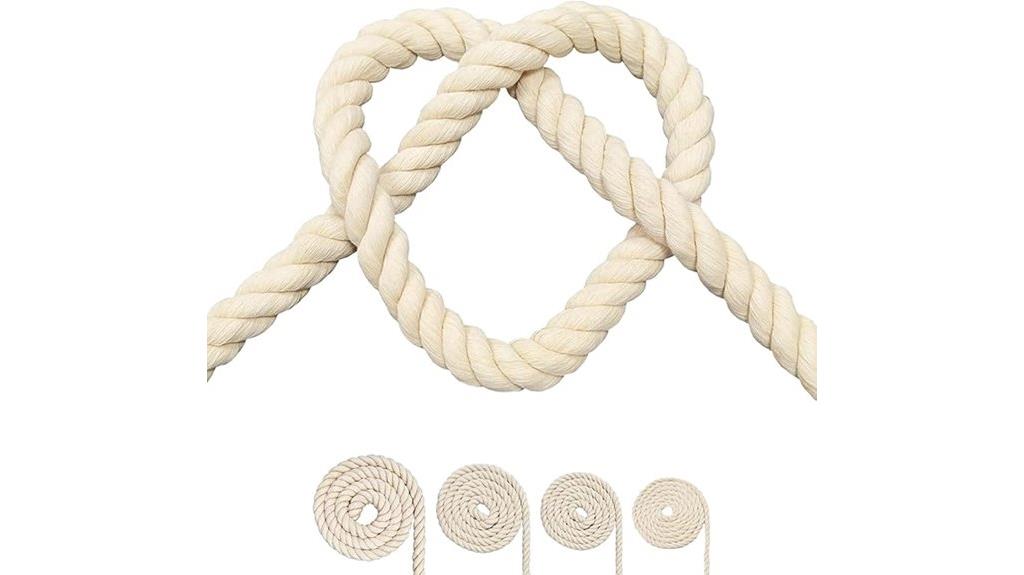 beige 6mm twisted rope