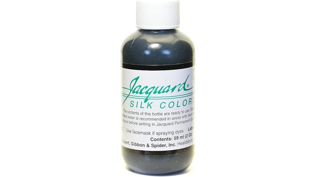 black jacquard silk dye
