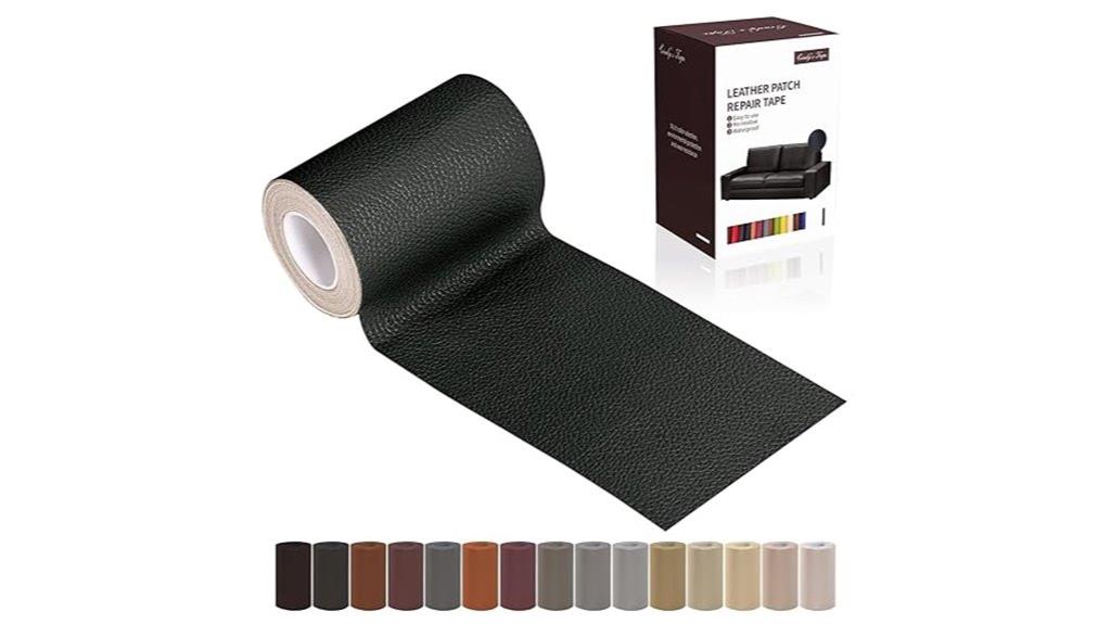 black leather patch tape