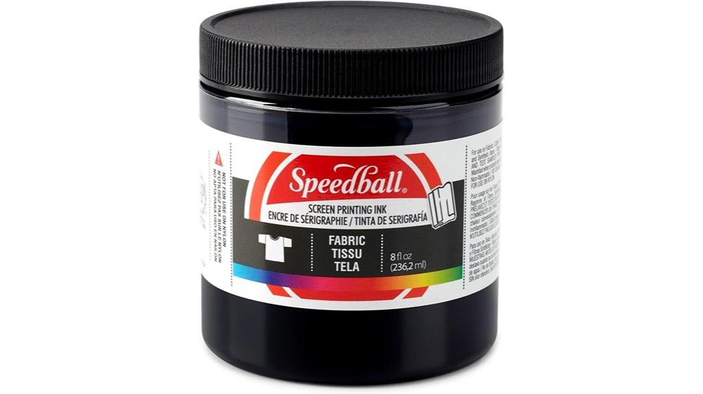 black speedball screen ink