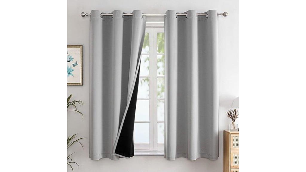 blackout curtains with liner