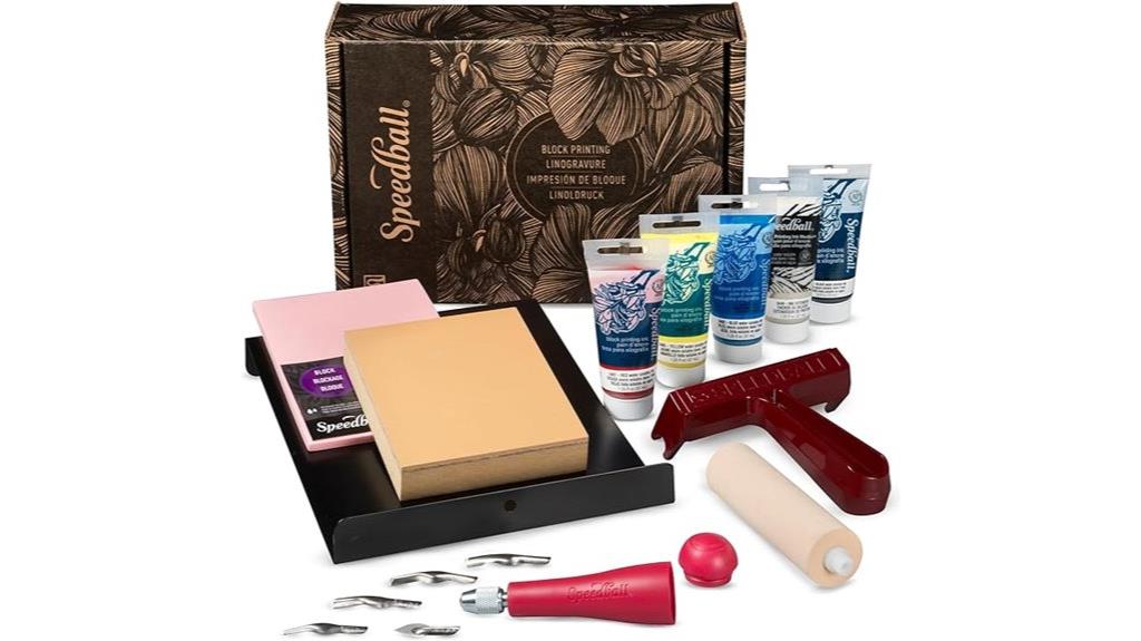 block printing kit included
