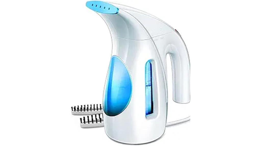 blue 120v handheld steamer