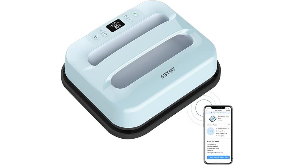 bluetooth app controlled heat press