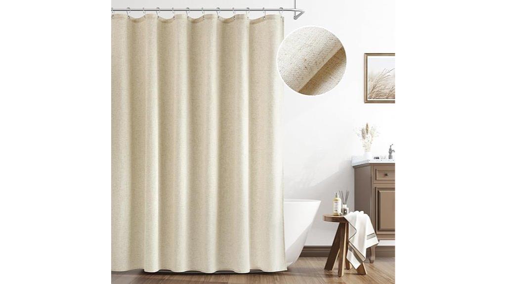 boho farmhouse shower curtain