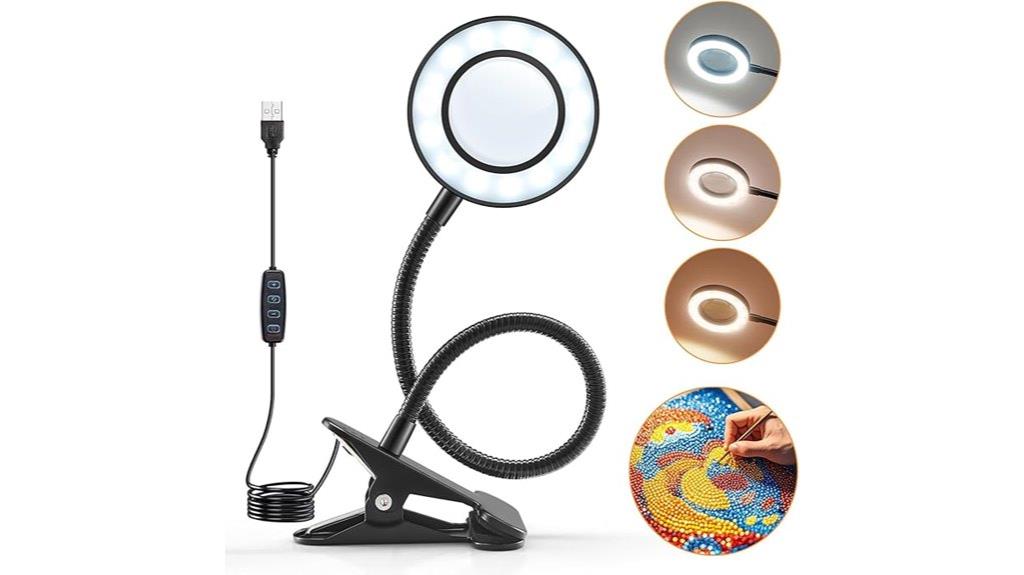 bright clip on magnifier