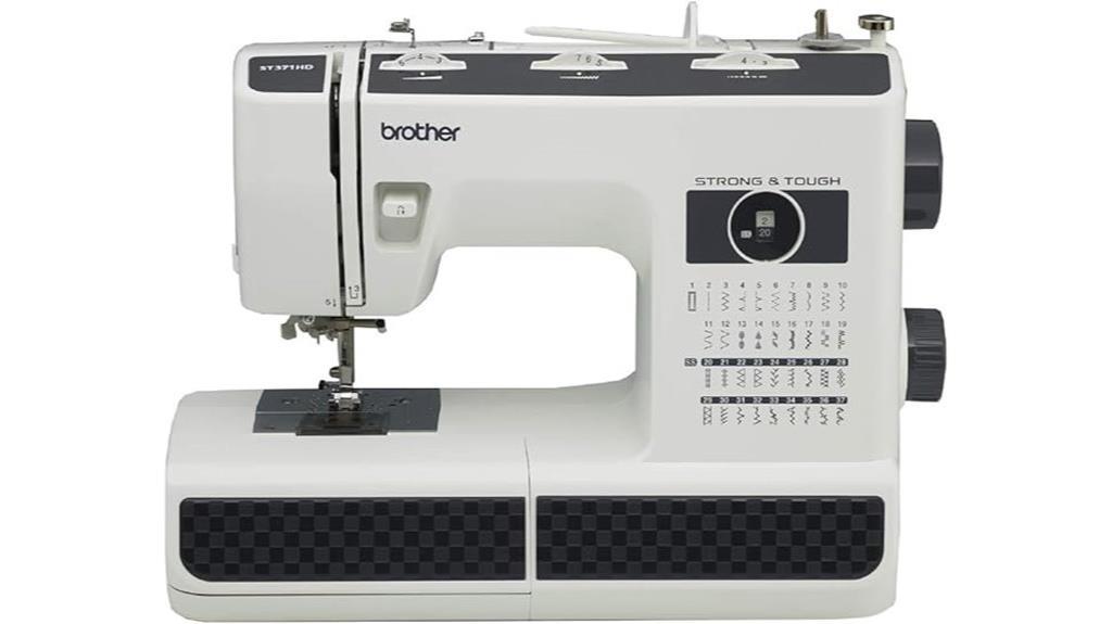 brother st371hd stitch options