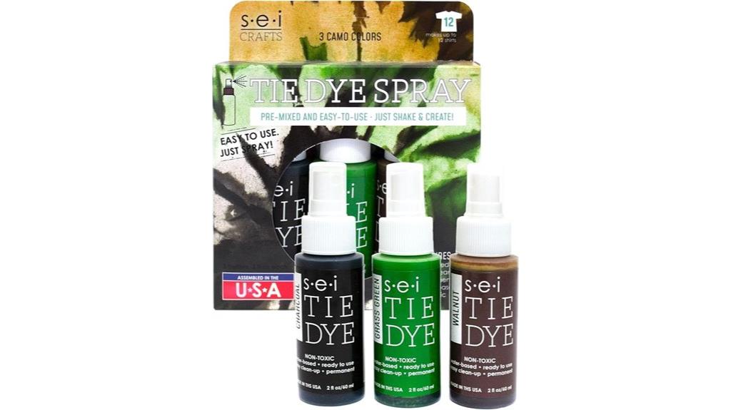 camouflage tie dye set