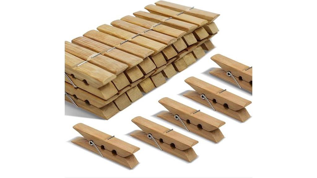 carbonized bamboo clothes pins