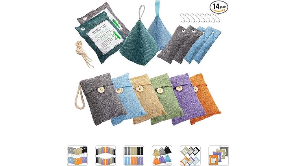 charcoal odor absorbing bags