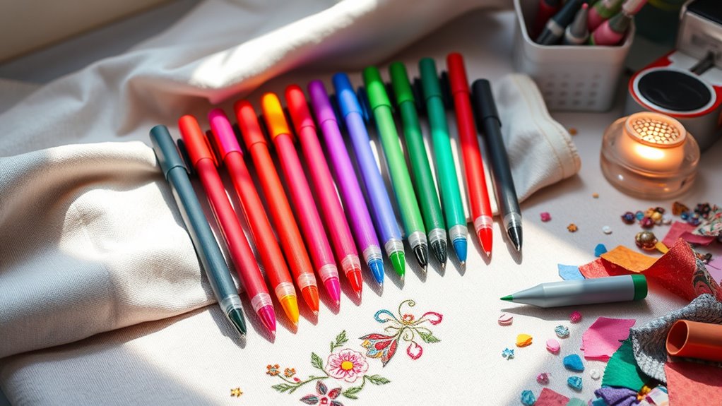 choosing the right fabric pens