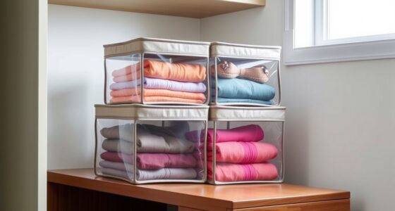 clear storage bins with lids