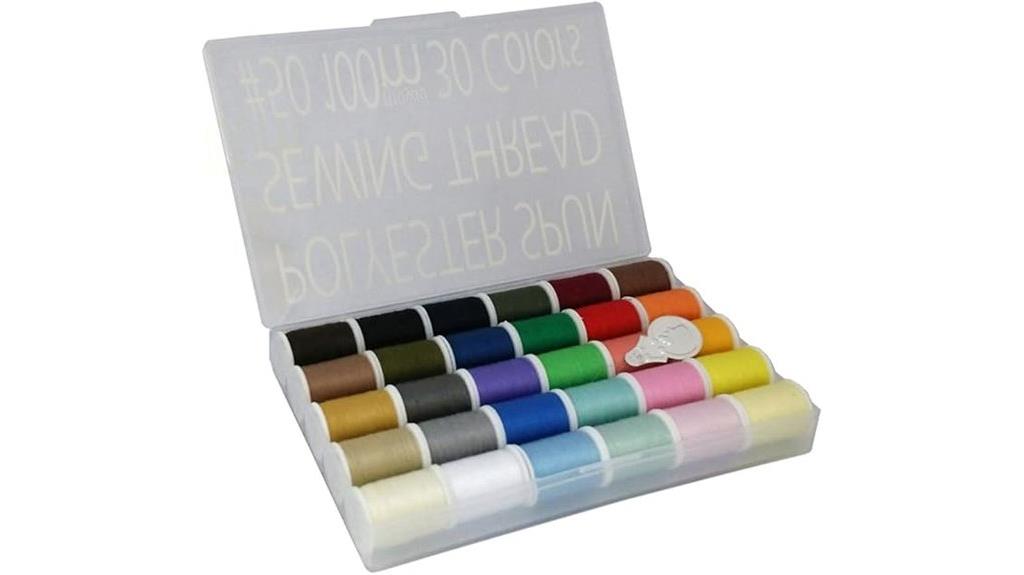 colorful polyester sewing threads