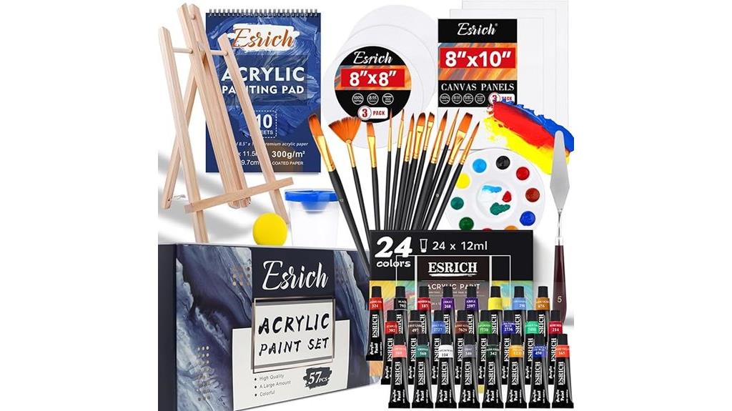 complete 57 piece acrylic kit