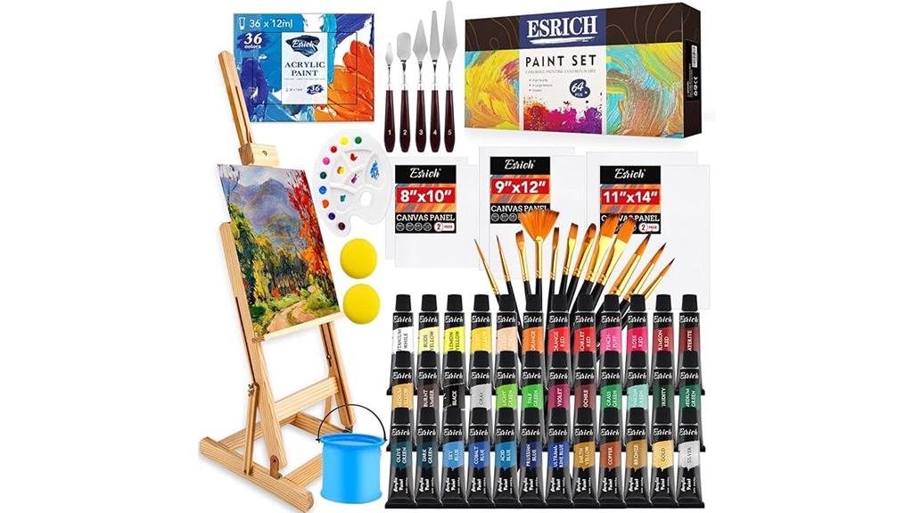 complete 64 piece acrylic kit