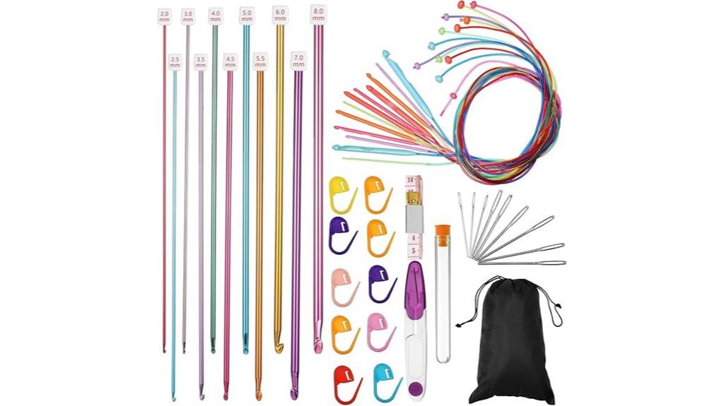 complete tunisian crochet kit