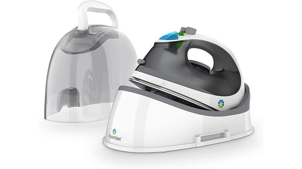 cordless portable steam iron