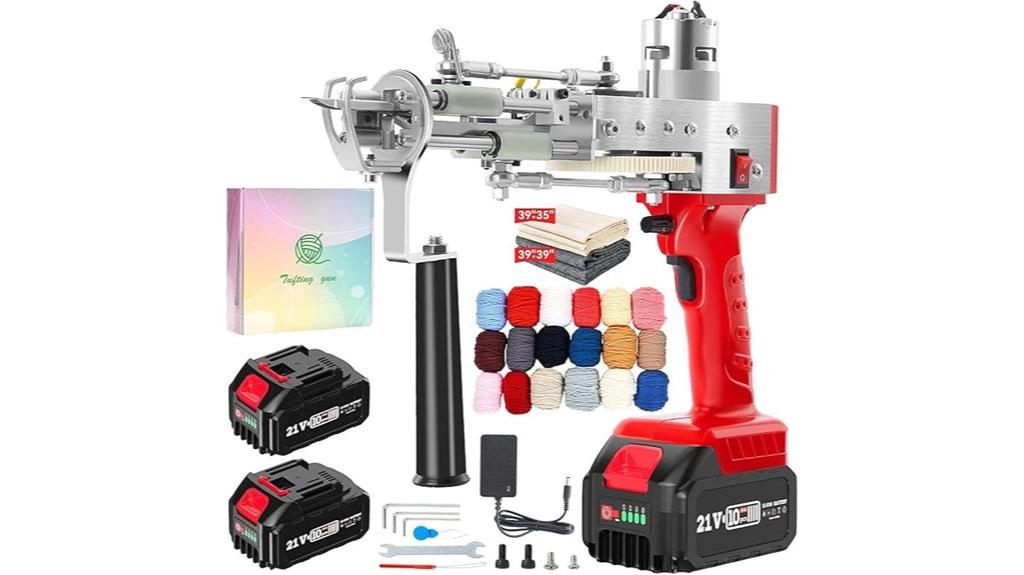 cordless rug tufting kit