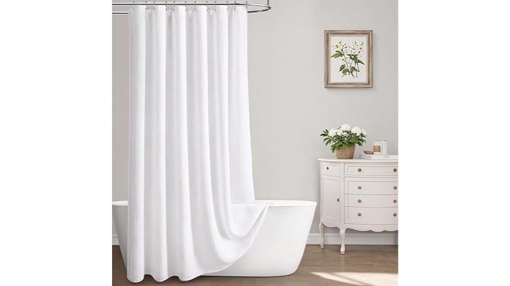 cotton waffle weave curtain