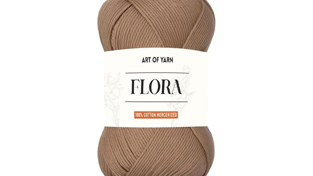 dark brown cotton yarn