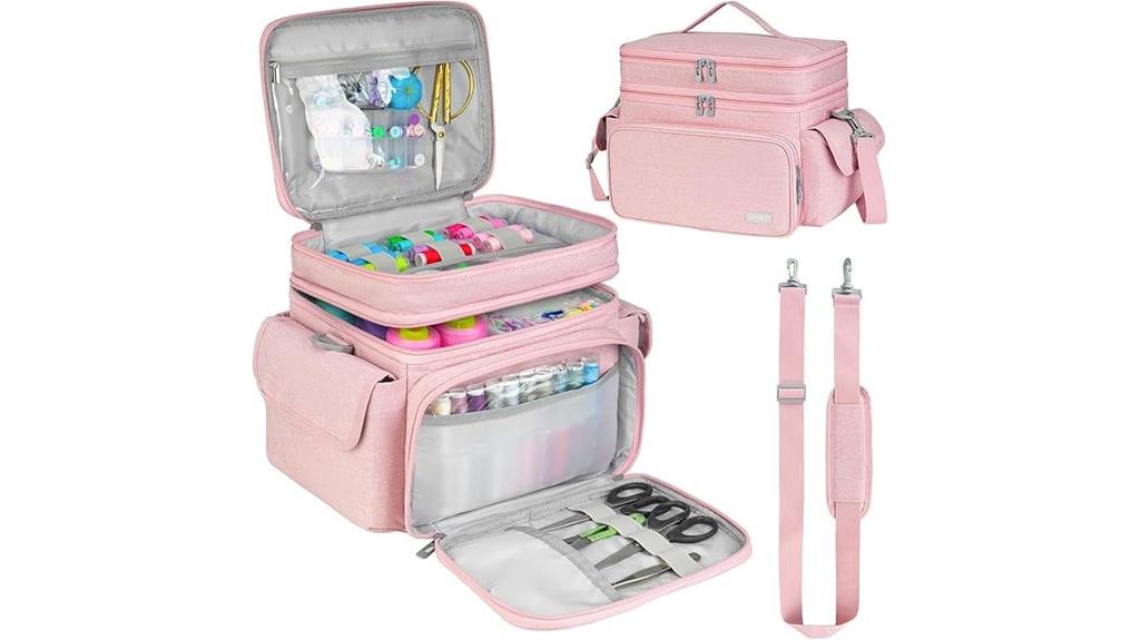 double layer sewing storage bag