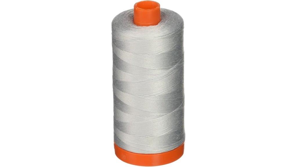 dove colored mako cotton thread
