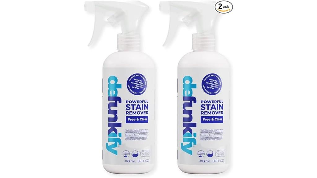 dual bottle stain remover