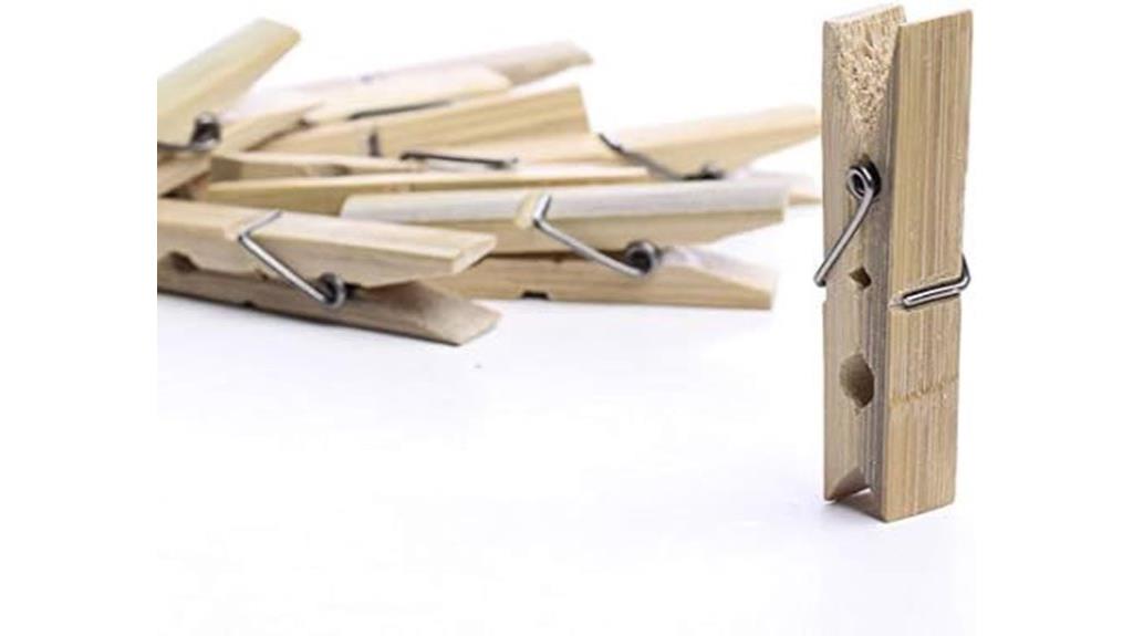 eco friendly bamboo clothespins