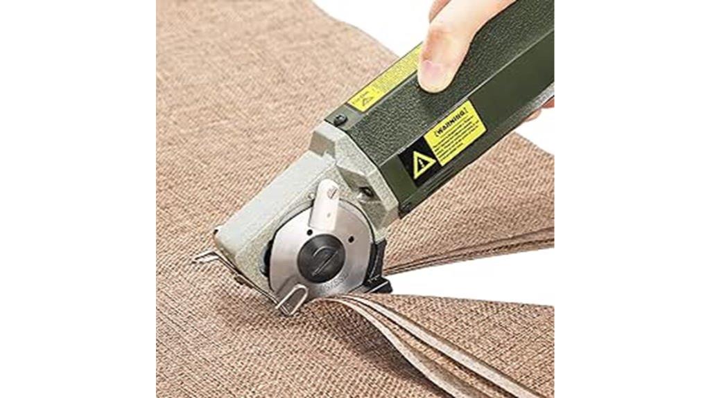 electric rotary fabric cutter