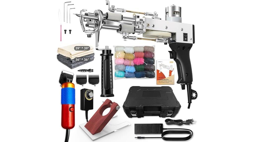 electric rug tufting kit