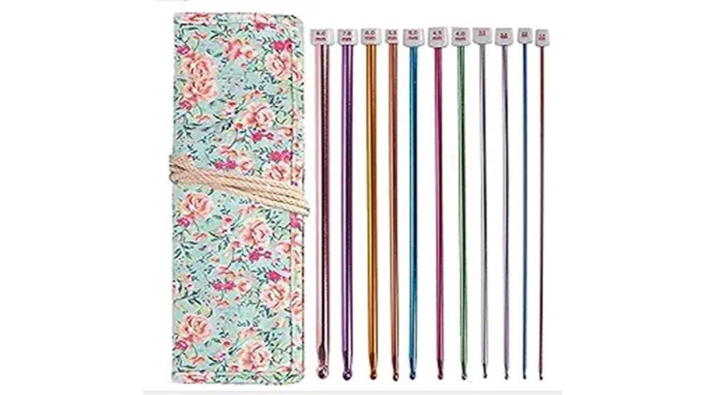 eleven tunisian crochet hooks