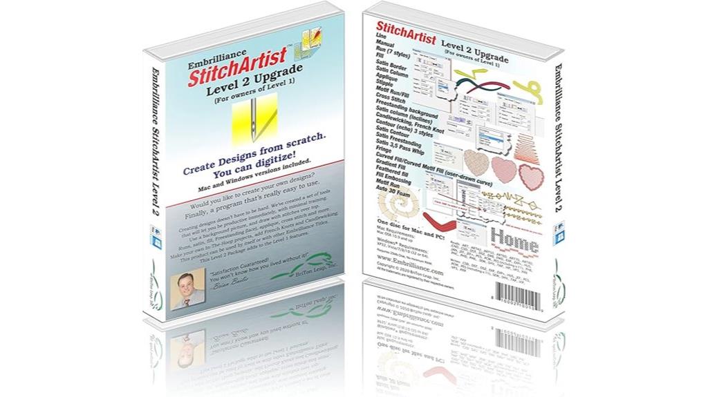 embrilliance stitchartist software upgrade