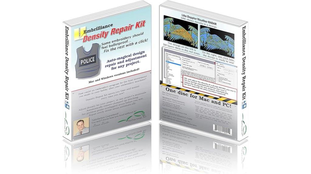 embroidery repair software kit