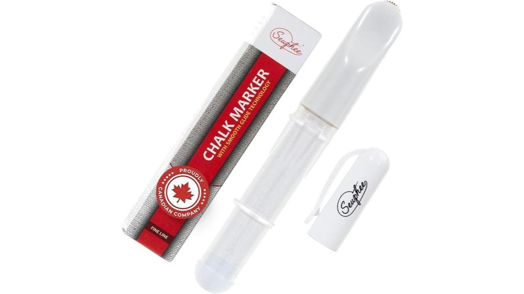 ergonomic white fabric markers