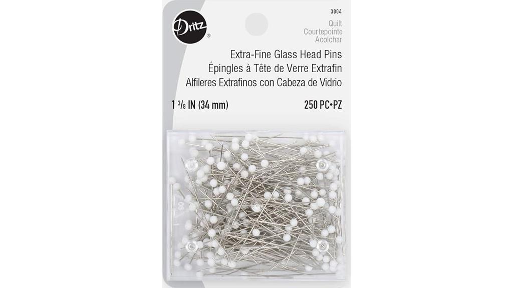 extra fine glass head pins