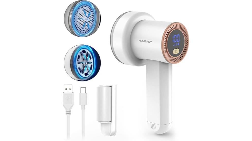 fabric shaver with led