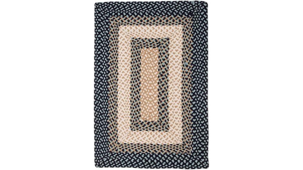 farmhouse braided rug 3x5