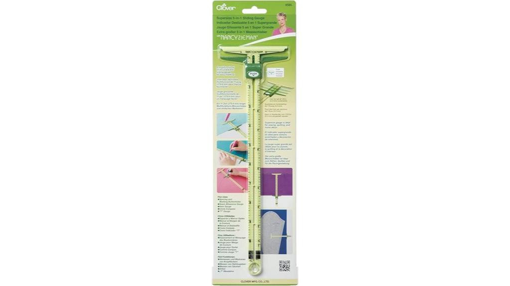 five in one sliding gauge