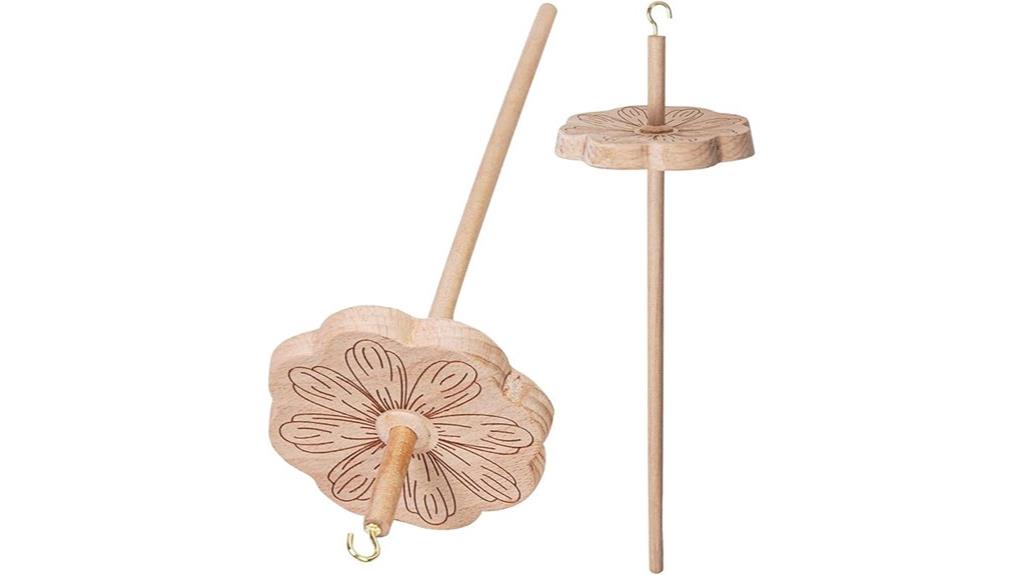 flower shaped yarn spindle