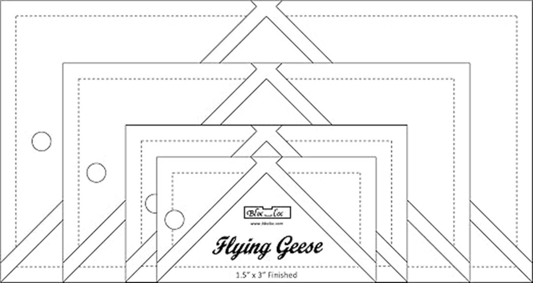 flying geese quilting ruler