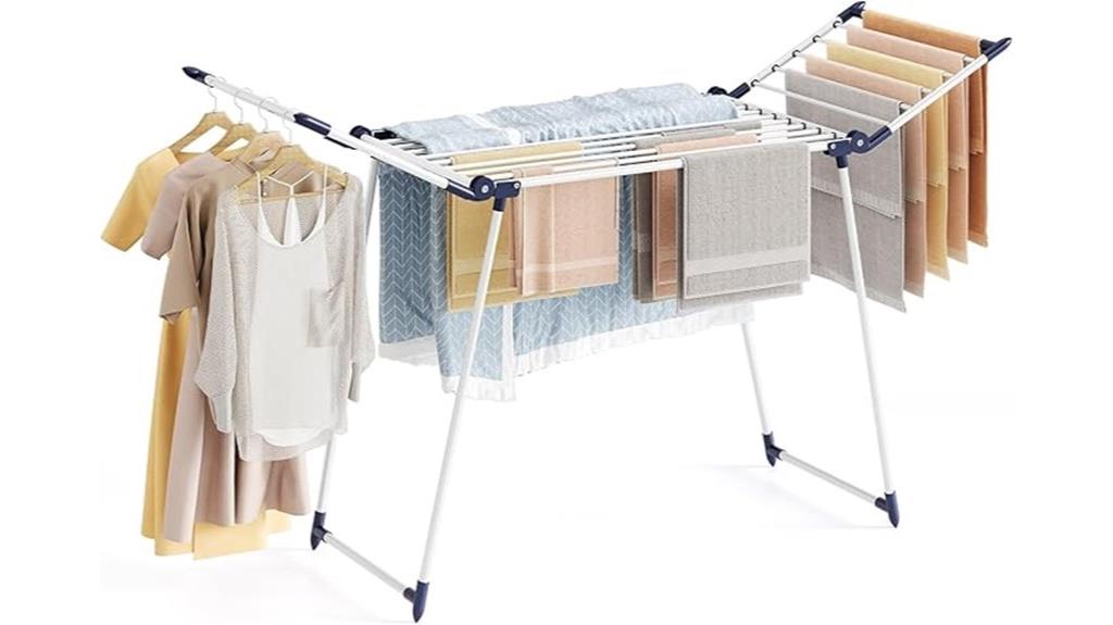 foldable clothes drying rack