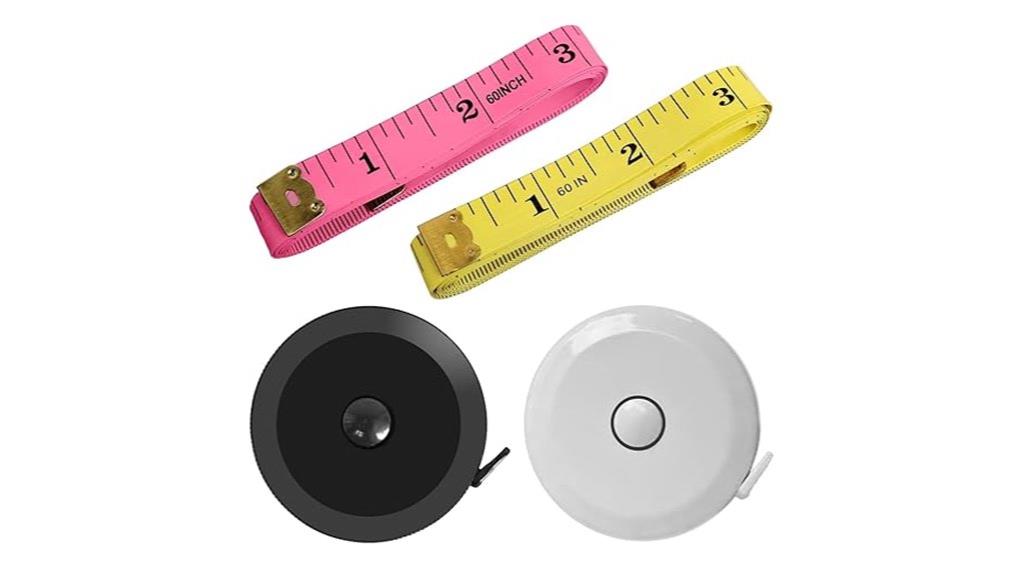 four pack measuring tapes