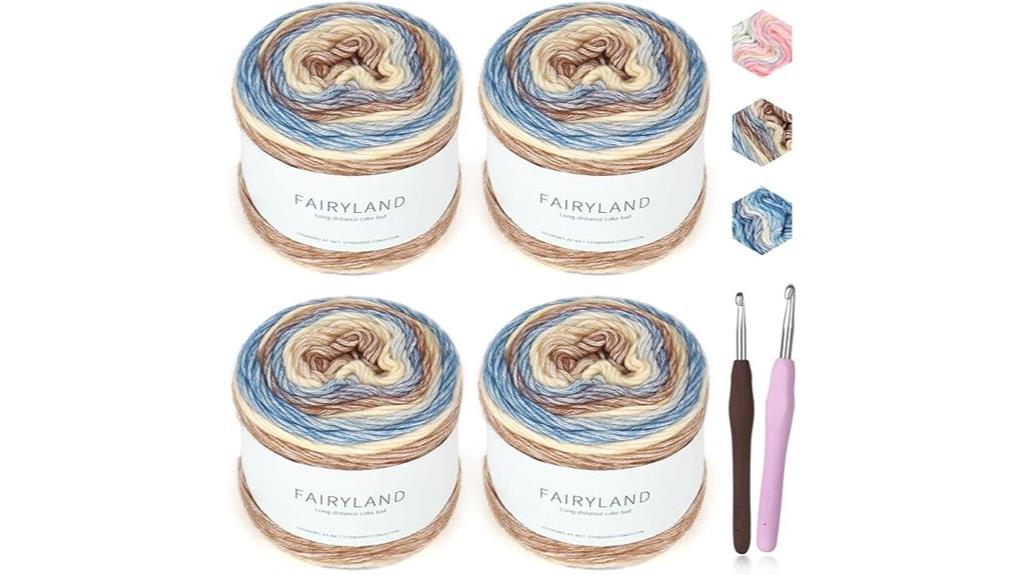 four pack yarn set