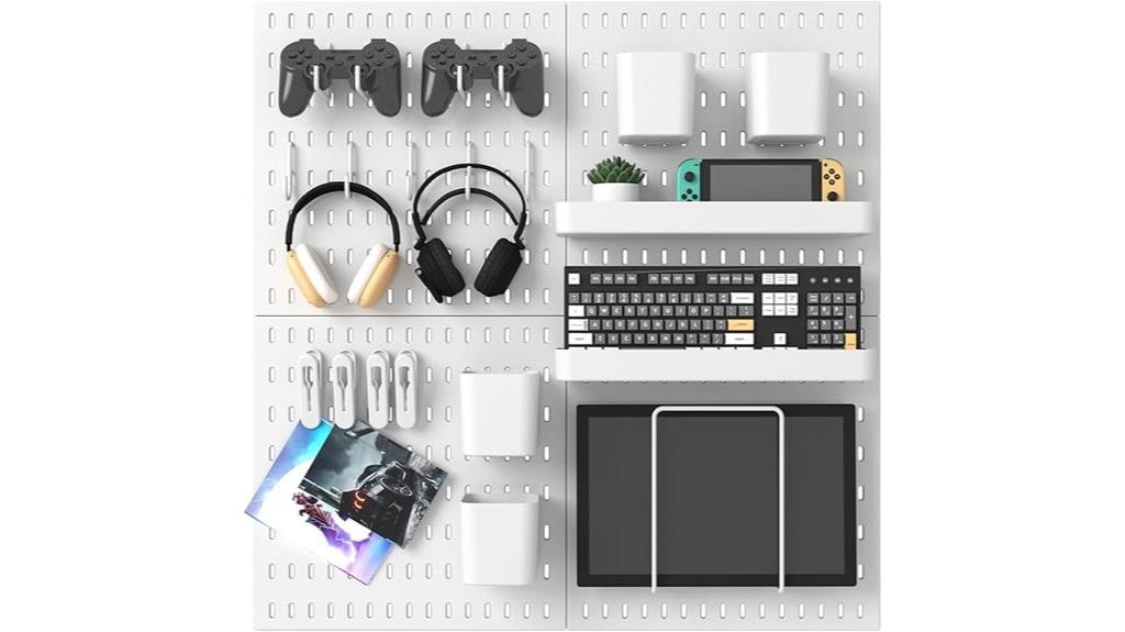 four pegboard accessory set