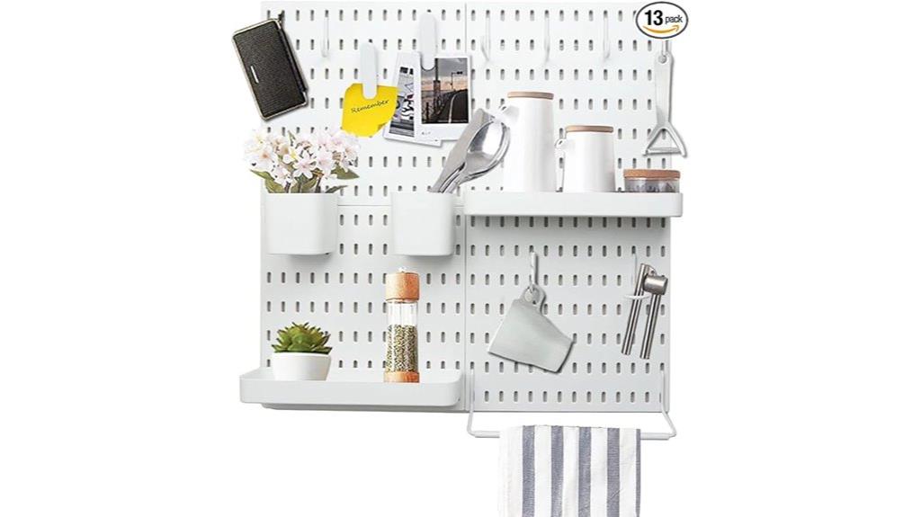 four pegboards included