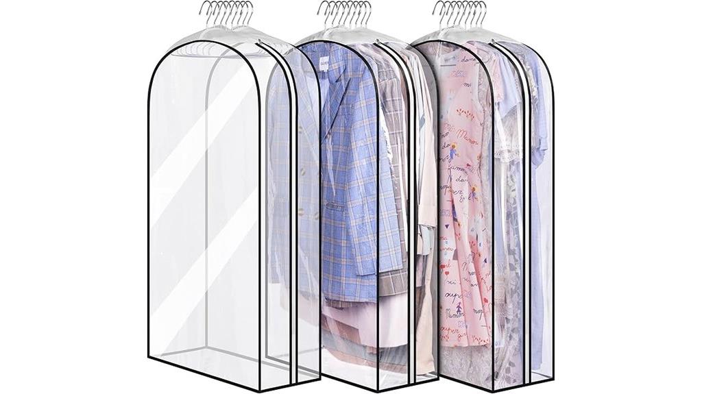 hanging garment storage pack