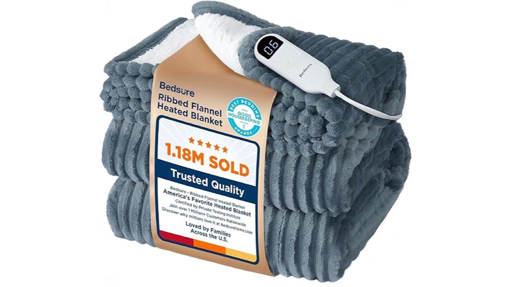 heated blanket with settings