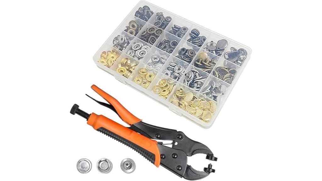 heavy duty metal snap kit