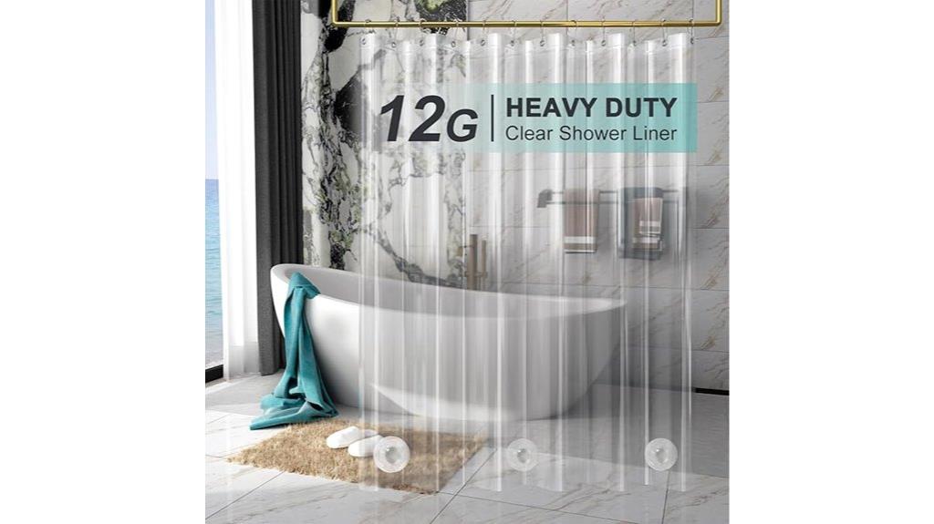 heavy duty shower curtain